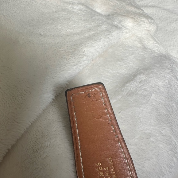 Hermès Constance H Belt Black with Brown Leather Gold Buckle 36 in -39 in - Picture 12 of 12